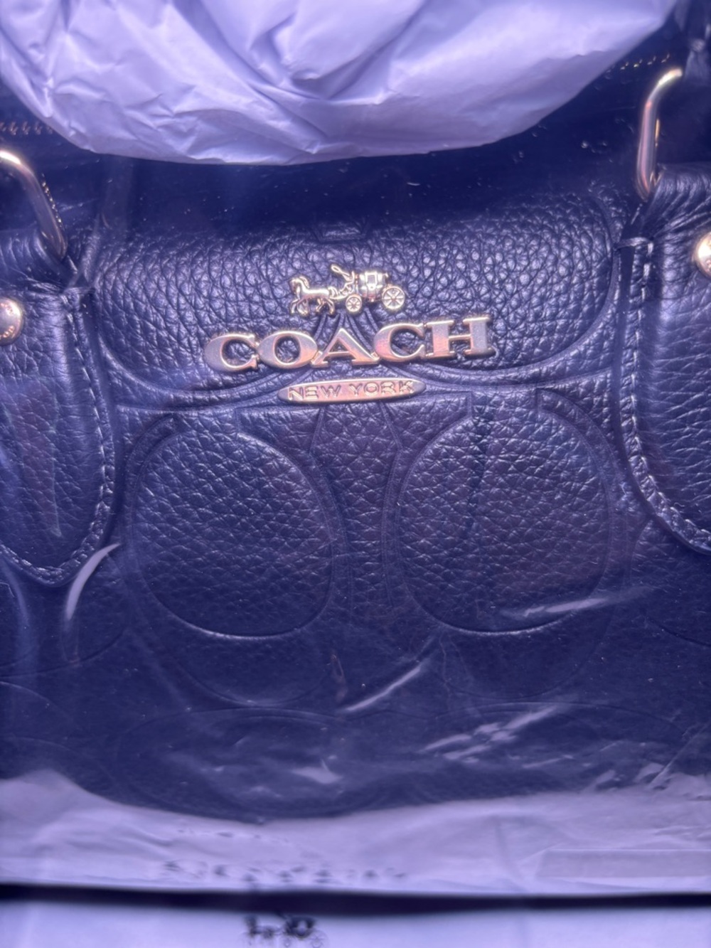 Rowan Large Satchel Bag In Signature Leather - Picture 10 of 16